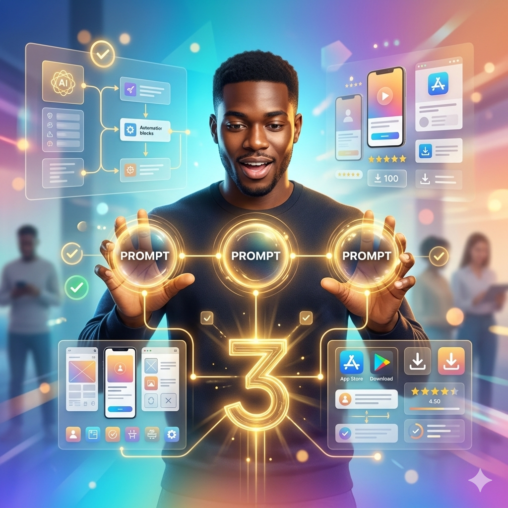 You are currently viewing How 3 Simple AI Prompts Help Complete Beginners Build And Launch Real Apps Using A Proven Prompting System That Gets Real Results On The App Store In 2026 Without Writing A Single Line Of Code