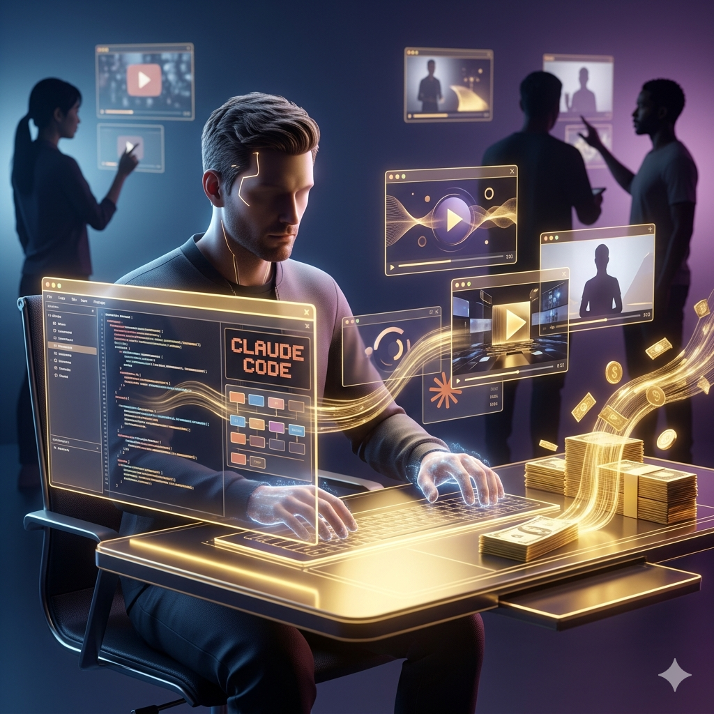 You are currently viewing How to Use Claude Code to Create Motion Graphics for a Faceless YouTube Channel Earning $300,000