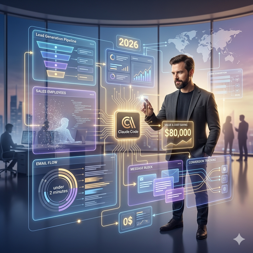 You are currently viewing How to Build a Free AI Sales Rep System With Claude Code That Replaces $80,000 Hires and Writes Cold Emails in Under 2 Minutes in 2026