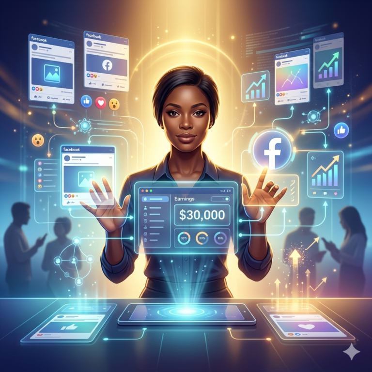 make money on Facebook with AI