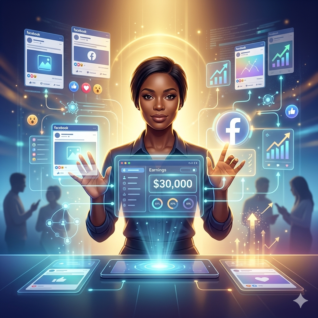 You are currently viewing How to Make $30,000 a Month on Facebook Using AI Content in 2026