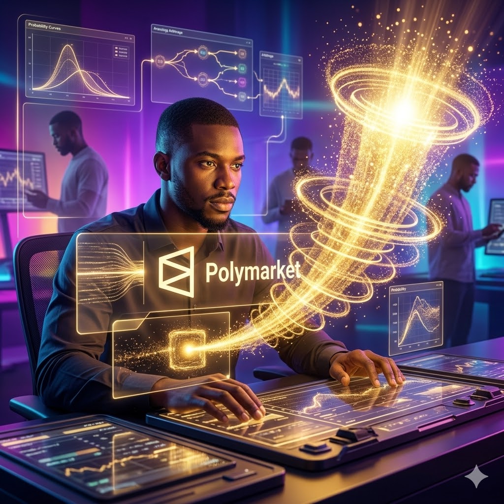 You are currently viewing How AI Arbitrage Bots Turned $313 Into $414,000 on Polymarket in 30 Days