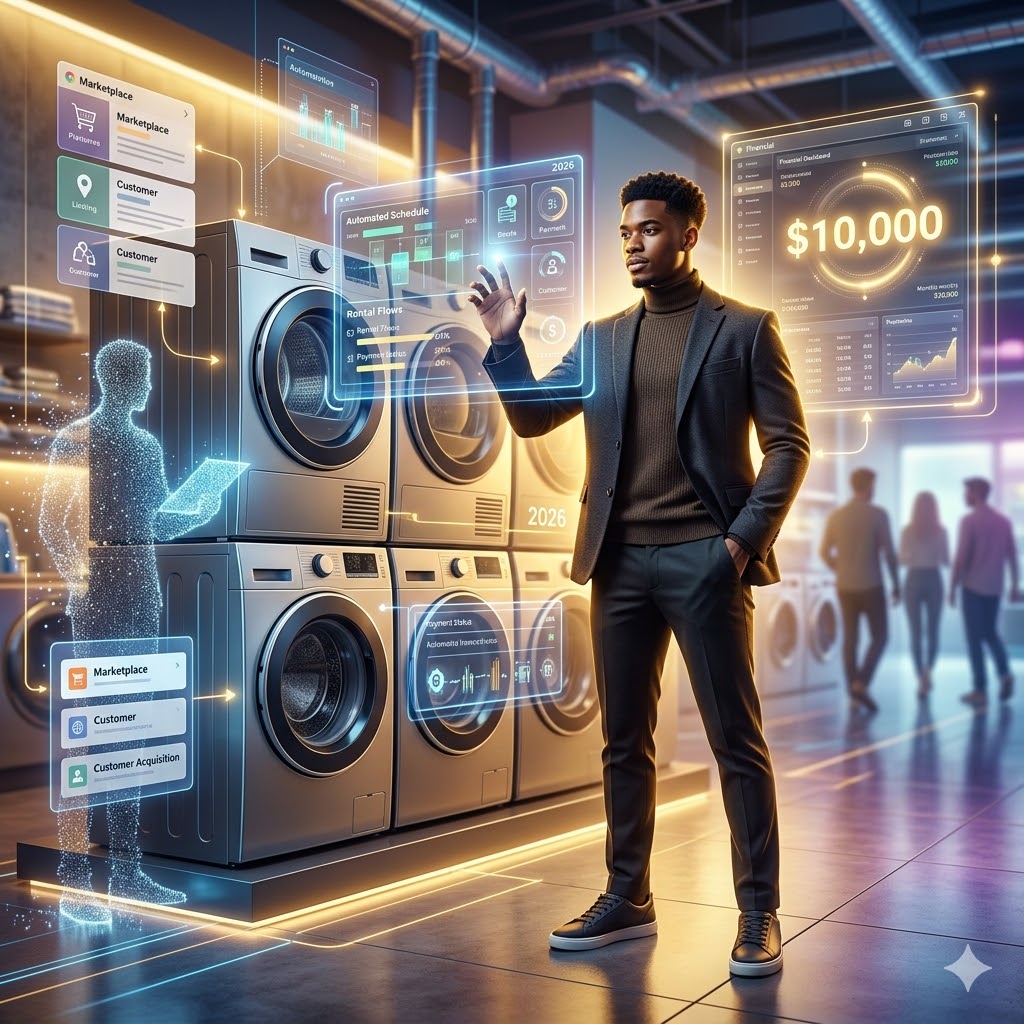 You are currently viewing How This 23-Year-Old Built A $10,000-A-Month Washer And Dryer Rental Business On Facebook Marketplace With Zero Employees In 2026