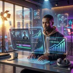 Read more about the article AI-Generated YouTube Content — How Faceless Channels Are Earning $10k/Month