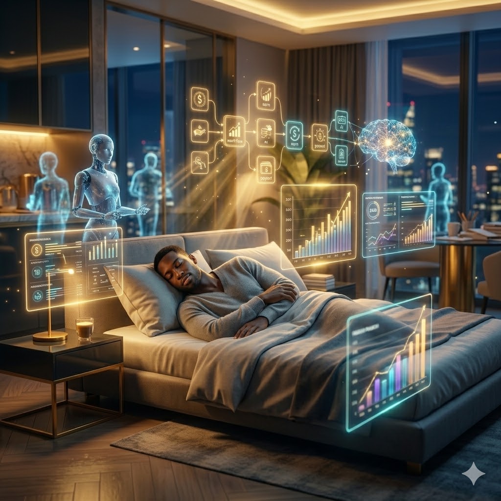 You are currently viewing How to Build an AI Agent Business That Earns Passive Income While You Sleep