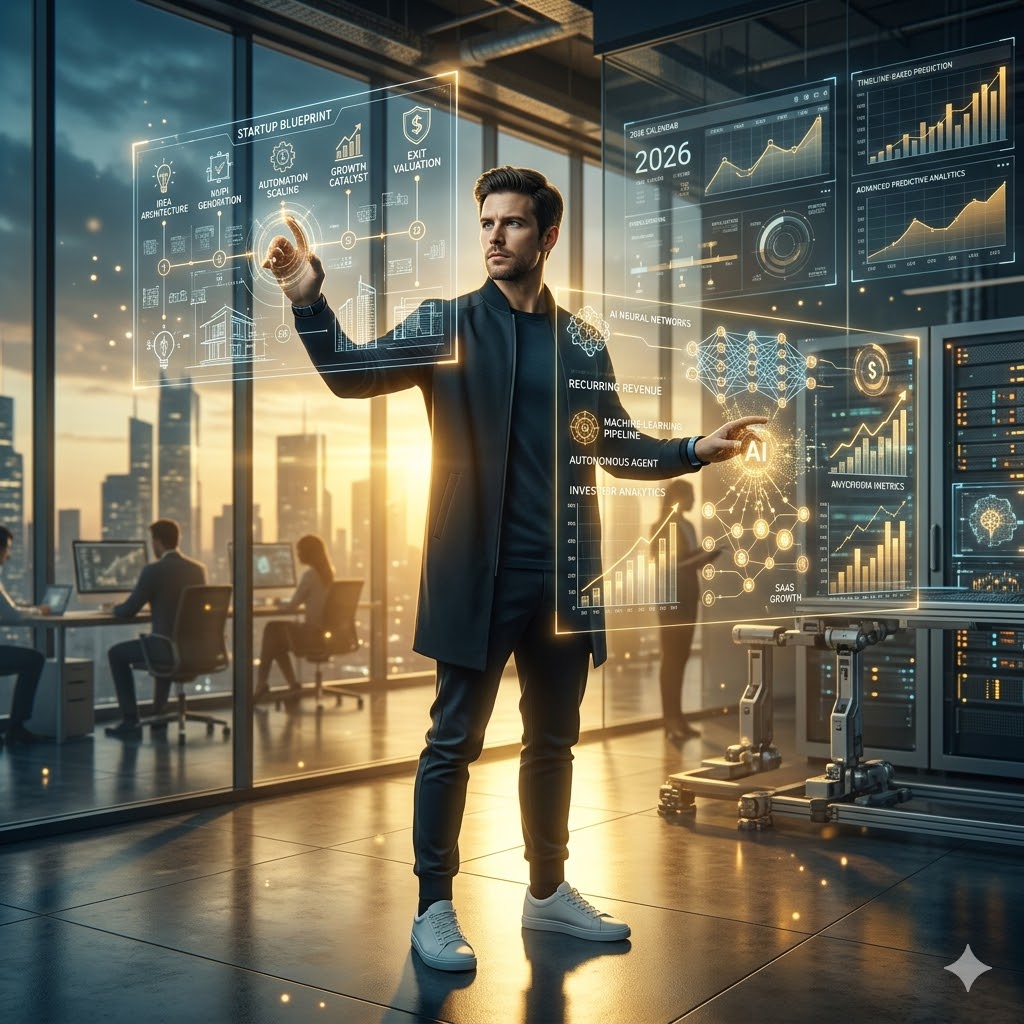 You are currently viewing How to Build a $1M AI Startup in 2026 — The Blueprint Nobody Is Sharing Online