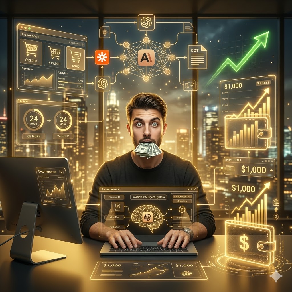 You are currently viewing This Claude AI Workflow Turned 24 Hours Into a $1,000 Online Experiment