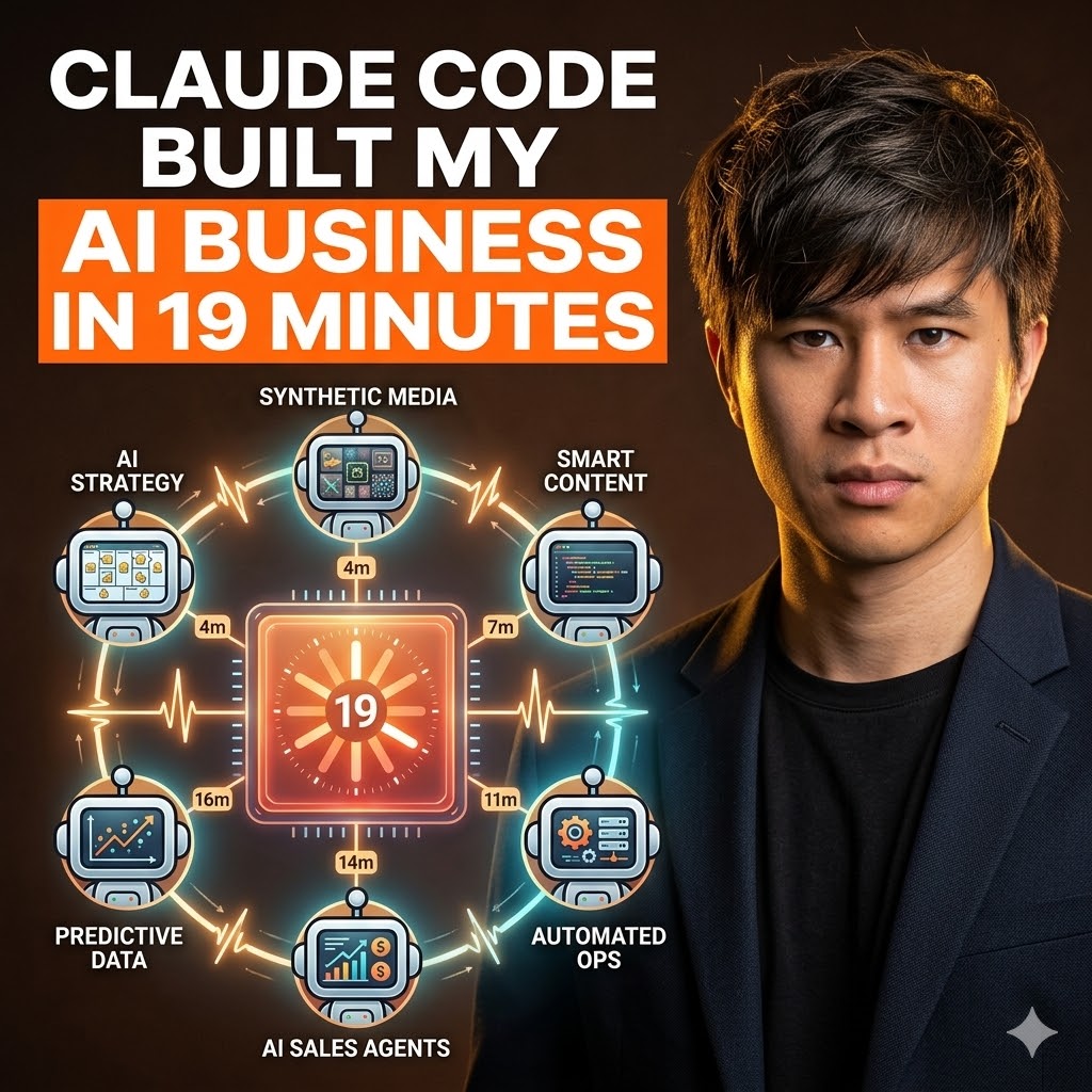 You are currently viewing Claude Code Built My Entire AI Business in 19 Minutes — Here’s the Replay
