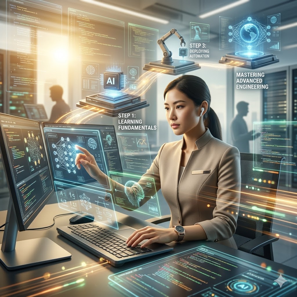 You are currently viewing Fastest Way to Become an AI Engineer in 2026: 4 Steps That Actually Work