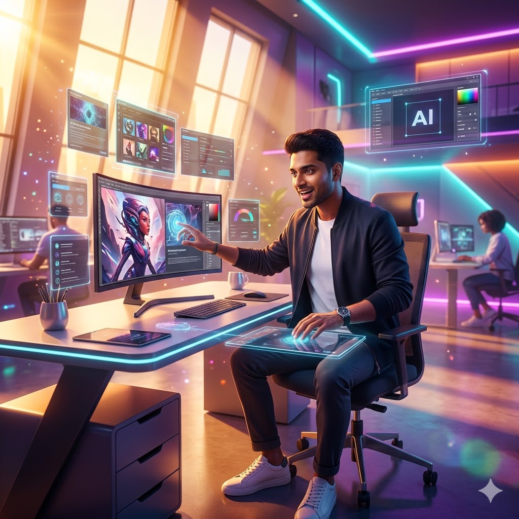 You are currently viewing 20 Essential Free AI Graphic Design Tools That Replace Adobe