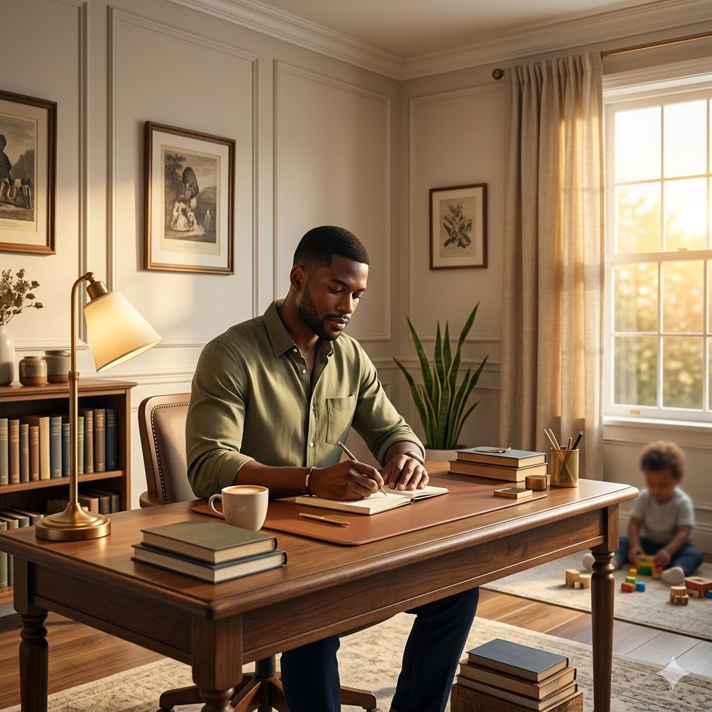 Read more about the article How to Make Your Home Office Look Old Money on a Regular Budget