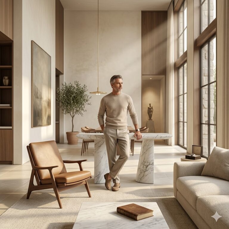 Old Money Minimalist Home Decor Aesthetic