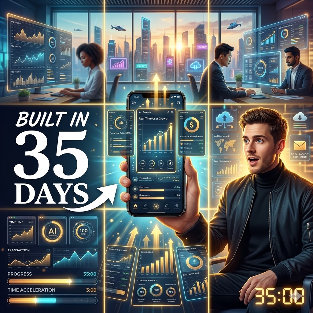 You are currently viewing How a Brand-New App Reached $30K/Month in Just 35 Days