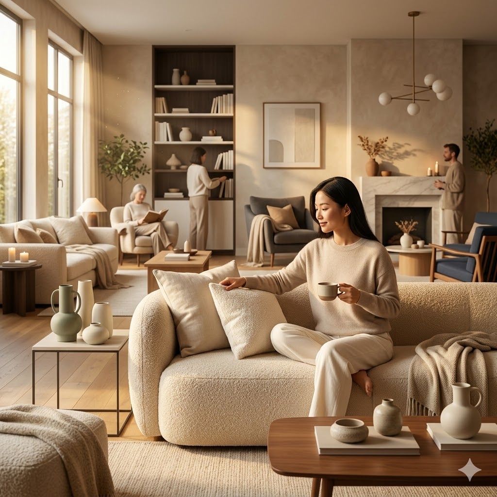 You are currently viewing 6 Cozy Minimalist Living Room Color Schemes That Work in Every Home Style