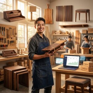 Read more about the article 7 Profitable Wood Projects That Sell for $500+ on Etsy Every Single Week
