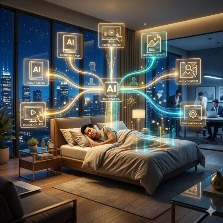 AI-generated digital products that sell passively