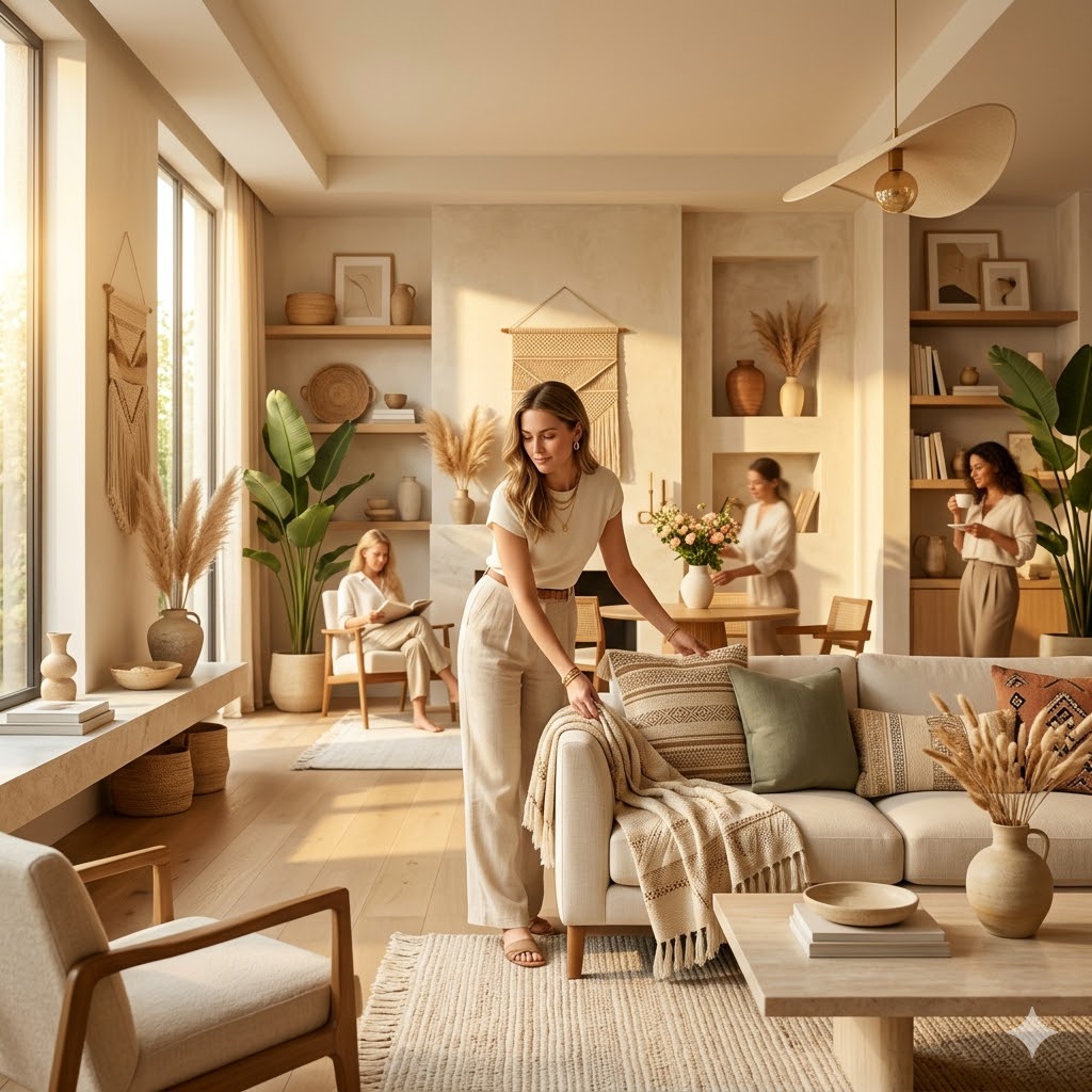 Read more about the article Minimalist Bohemian Home Decor — How to Blend Both Trends for a Space That Feels Effortlessly Rich