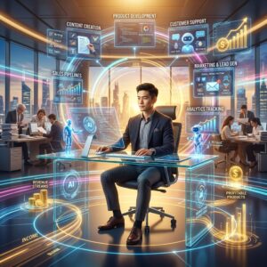 Read more about the article One Person. $0 Budget. A Complete AI Business Workflow