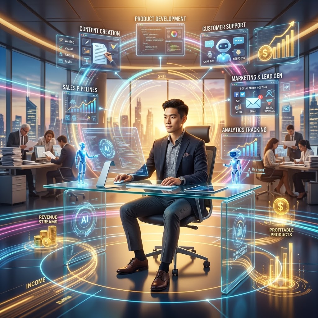 You are currently viewing One Person. $0 Budget. A Complete AI Business Workflow