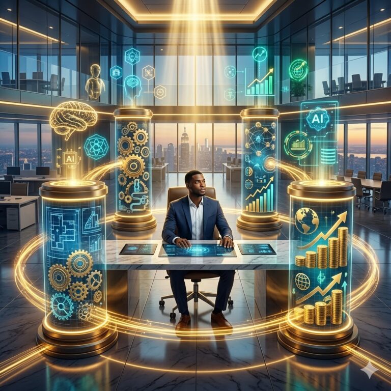self-running AI business system for solo founders