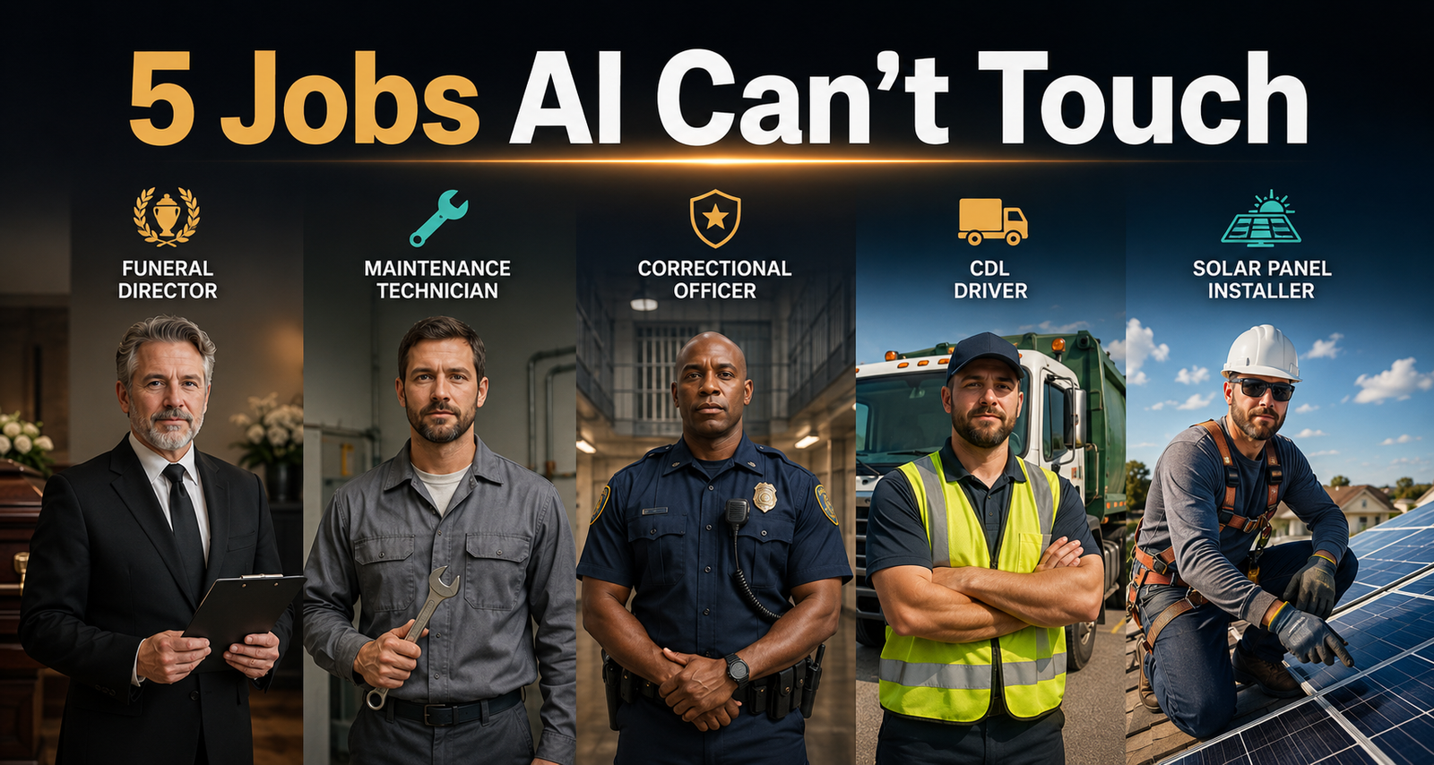 You are currently viewing 5 AI-Proof Jobs Desperate for Workers — Paying Up to $80K+