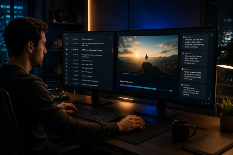 Claude AI video editing workflow