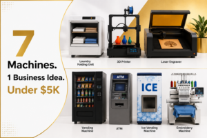 Read more about the article 7 Machines That Can Become a Business — Starting With Less Than $5K