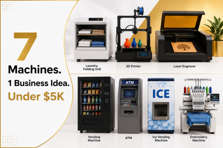 machines that can become a business under $5K