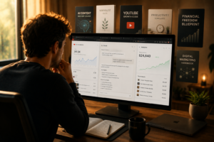 Read more about the article How I’d Build a 1-Person AI Business to $10K/Month in 30 Days (No Team, No Office)