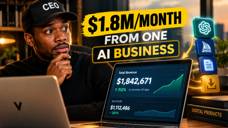 AI business model for digital product income