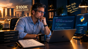 Read more about the article AI Threatened His $100K Finance Career — So He Learned to Build the Machines
