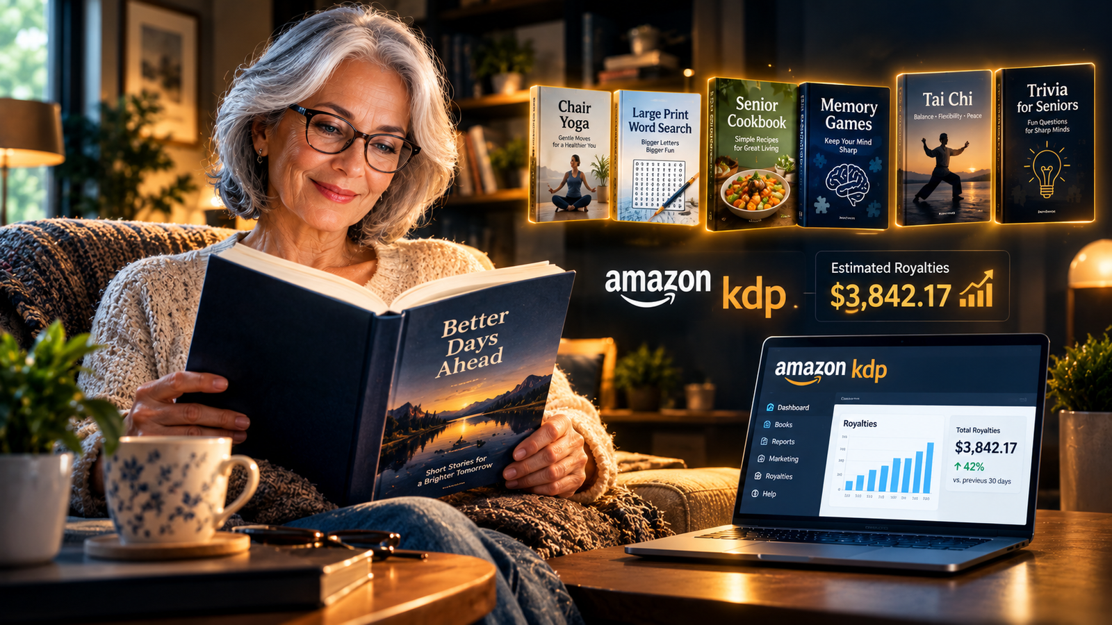 You are currently viewing I Found 7 Amazon KDP Niches With Insane Demand — All Targeting People Over 50