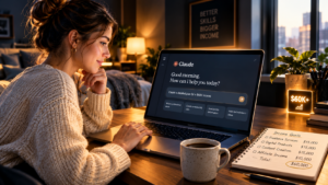Read more about the article The $60K Claude AI Escape Plan: 5 Second Incomes That Replace Your Job in 2026