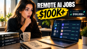 Read more about the article I Found 5 AI Remote Jobs Paying Over $100K — Here’s How to Land One in 2026