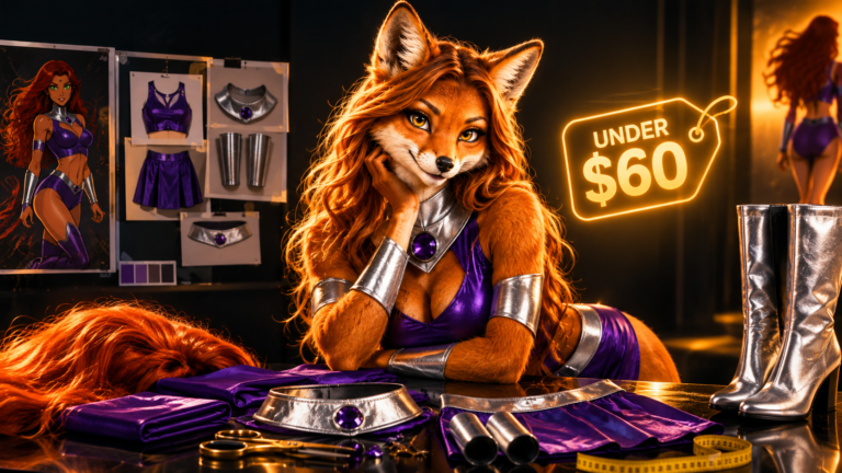 Starfire costume for women under $60