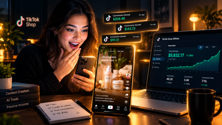 TikTok Shop AI affiliate strategy Q4