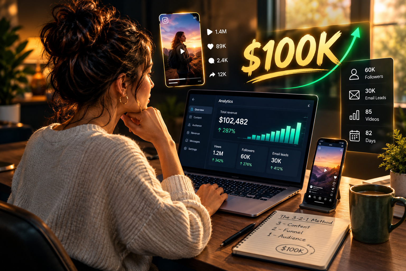 You are currently viewing $100K in 82 Days — The 3-2-1 Method That Built an Audience Ready to Buy