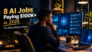 Read more about the article 8 AI Jobs Paying $100K+ in 2026 — The Skills Behind Them