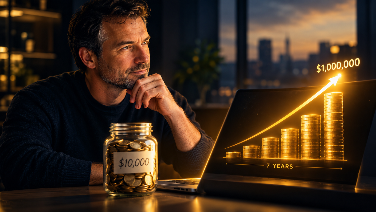 You are currently viewing I Spent 30 Years Investing — Here’s How $10K Could Become $1M in 7 Years